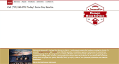 Desktop Screenshot of carlislegaragedoorservice.com